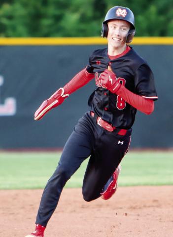 Now UGA-bound, Tripp Lancaster was a Region 4-AAA All-Region Second Team selection three times in his four years at Morgan County. (LANCE MCCURLEY/Staff)