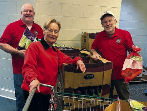 Second Harvest volunteers appreciate the support of the Rotary Club of Greene and Putnam Counties in making a difference for local residents. CONTRIBUTED