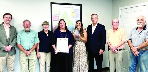Morgan election office received the EAGLE Award