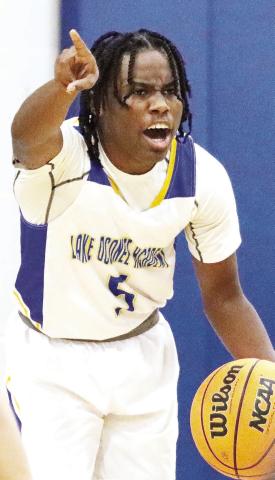 Lake Oconee Academy junior James Wright (5) has stepped up the past few weeks, according to coach Josiah Rechenbach. LANCE McCURLEY/Staff