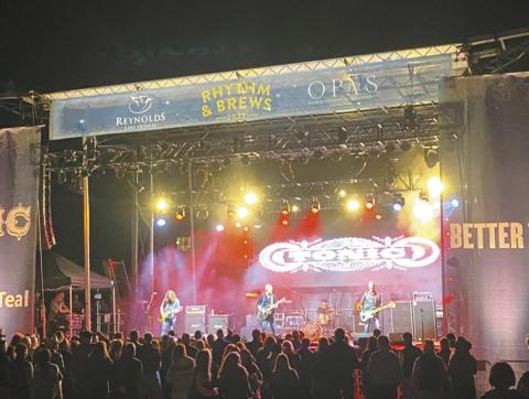 Tonic (above) gave a great performance Oct. 21 as the opening act for headliner Better Than Ezra at the annual Rhythm and Brews event presented by OPAS at Reynolds Lake Oconee. CONTRIBUTED