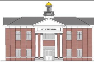 The Greensboro City Council voted to move forward with construction of a new, state-of-the-art city hall during its meeting Monday. The existing city hall off North Main Street would be demolished, with the new building taking its place. CONTRIBUTED