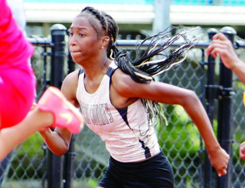 Greene County sophomore Maleah Jarrells will represent the Lady Tigers at the state sectional meet by participating in three events. LANCE McCURLEY/Staff