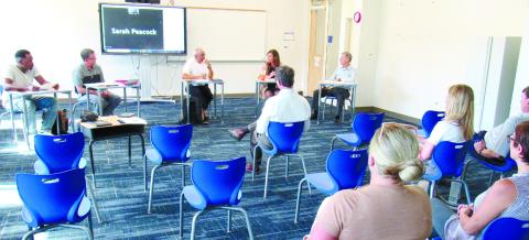 The Lake Oconee Academy Board of Governors met Monday night to approve an annual budget and discuss issues ranging from an alternative education program to the status of their charter renewal application. MARK ENGEL/Staff