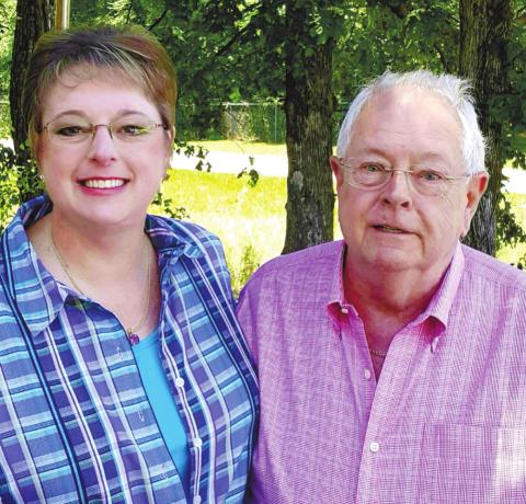 Kim Hersh and her dad, “Mr. Ken” Hersh, who founded Deer Run Florist. CONTRIBUTED