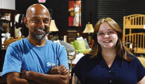 Habitat for Humanity of Putnam Executive Director Murali Thiramul said Carter’s hometown connections helped to convince him she’s the right person to get HFHP’s message out about the new Carters Crossing project being built in southwest Putnam County. IAN TOCHER/Staff