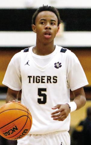 Greene County head coach Mark Wright said junior guard Braylen Hurt (5) is a player to watch out for this season. LANCE McCURLEY/Staff