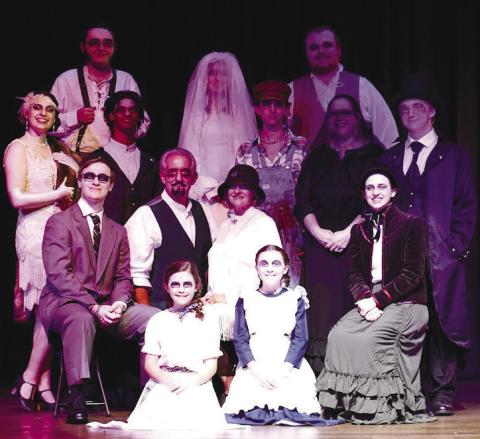 The Arts Barn actors get ready to put the haunting into this year’s Haunted Eatonton ghost tours. GENE GARCIA/Contributed