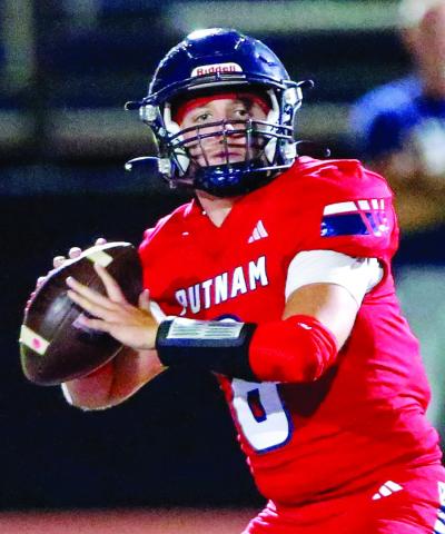 Putnam County senior Branan Griffin earned the Coaches Award after playing through an ACL injury this past season. LANCE McCURLEY/Staff