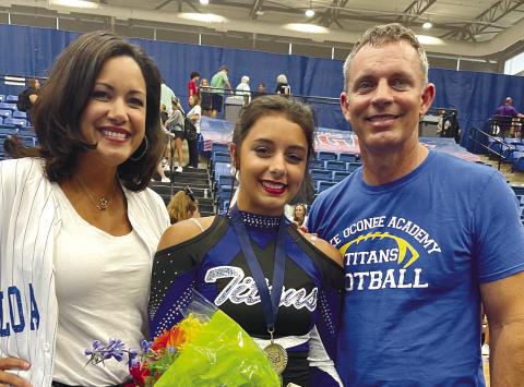 LOA’s Adalyn Greer named GCCA Cheerleader of the Year runner-up