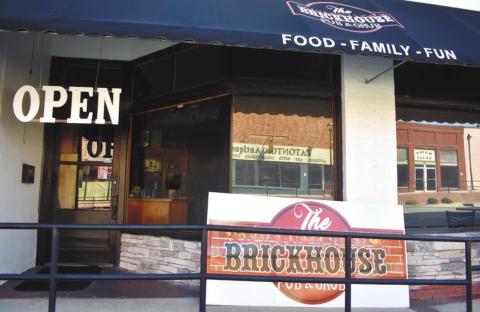 An outside view of The Brickhouse at 114 N. Jefferson Avenue in Eatonton. BAILEY BALLARD/ S t a ff