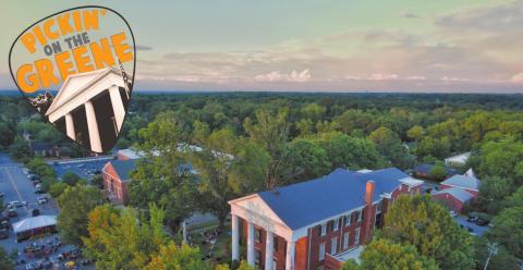 An areal view of Pickin’ on the Greene. CONTRIBUTED