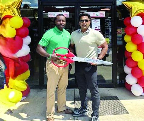 NGC CEO Nabeel Memon (right) stands alongside Greensboro Mayor Corey Williams for the official ExtraMile ribbon cutting. CONTRIBUTED