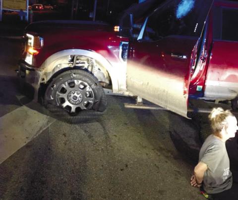 Marguerite Elizabeth Crumbley was pulled from the F-250 she used to lead authorities on a high-speed chase through Morgan, Jasper and Putnam counties. CONTRIBUTED