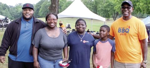 From the Pete Nance Boys & Girls Club were Quaveiyon, Sarah Fultz, James Kilgore, Symir Faust and Dakula Griggs. (LEIGH LOFGREN/Staff)