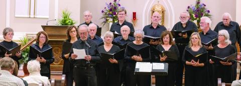 The East Georgia Concert Chorale performed “Hearts and Minds United in Song,” a benefit concert for the Lake Oconee Youth Alliance. LEIGH LOFGREN/Staff