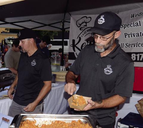 The annual Taste of Eatonton event on The Plaza lawn serves up a wide variety of tasty dishes at an affordable price from several local eateries. IAN TOCHER/Staff