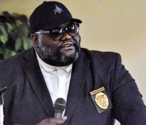 Greensboro Police Chief Rodricus Monford told the crowd, “Today, we are here to talk about something that can change our lives and strengthen our bonds: the powerful act of burying the hatchet.”