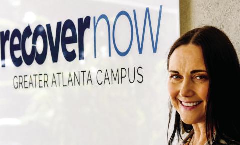RecoverNow Greater Atlanta Campus CEO Angela Camp described the mandatory month-long residential stay as an “adult timeout” that removes many of the daily pressures that can interfere with addiction recovery. IAN TOCHER/Staff