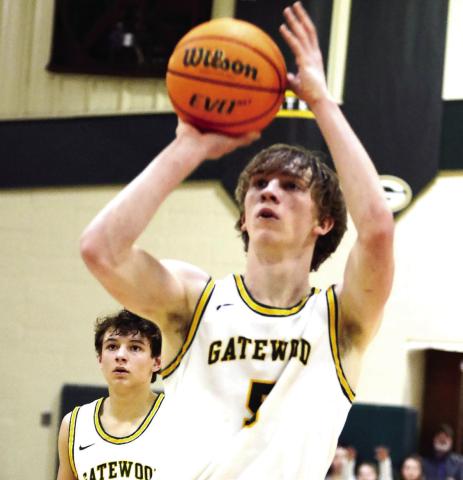 Coach Don Keiser praised the hard work and results he’s seen from freshman Landon Moreno (4) and senior Blake Callaway (5) this season. IAN TOCHER/Staff