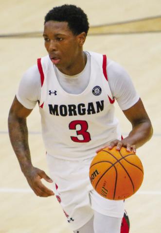 Morgan County’s boys relied on point guard Zeki Locus (3) the entire season to set the tone on offense. LANCE MCCURLEY/Staff