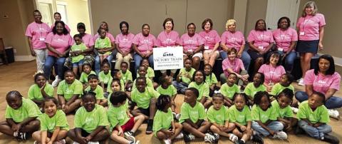Nearly 70 children attended Victory Train Summer Camp at First Baptist Church of Greensboro. CONTRIBUTED