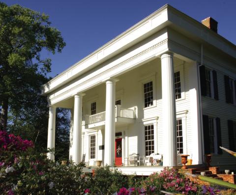 Panola Hall is an 1854 Greek Revival-style home that is supposedly haunted by Eatonton's local, Sylvia. The owners of the home own Sylvia's Coffee. (CONTRIBUTED)
