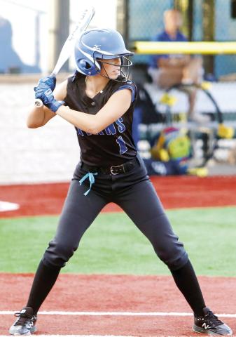 Lake Oconee Academy senior Beth Harris totaled two hits and scored two runs in the series sweep over Miller County on Monday. LANCE McCURLEY/Staff