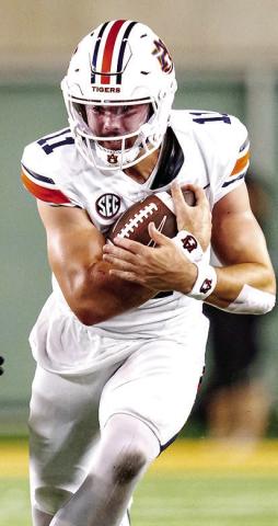 Containing Auburn quarterback Jackson Arnold will go a long way toward success for the Bulldogs this coming Saturday at Jordan-Hare Stadium. Courtesy of Auburn Athletics