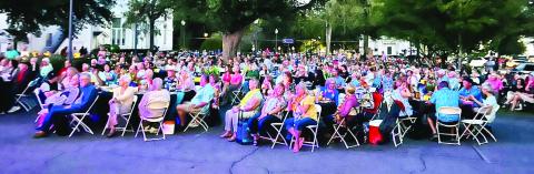 Outdoor concerts at The Plaza Arts Center typically draw large crowds. CONTRIBUTED