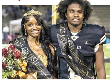 Homecoming Queen Felicity Thomas and King Jailen Ruff. SKYLA MORRIS/Staff