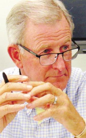 Dr. Otho Tucker, CEO of Lake Oconee Academy, says after next school year he will step back from running the school but will continue to be involved. Photo taken April 2022. MARK ENGEL/Staff