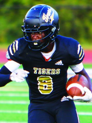 Greene County senior Tamari Roberts recently committed to play football at Columbus State University. LANCE McCURLEY/Staff