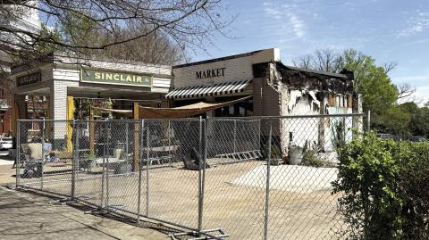 Betty Gene’s restaurant was destroyed in the July 2025 fire, and the gutted portion of the building was recently demolished. After multiple challenges resulted, owner Preston Snyder says he has no choice but to demolish the rest of the building. CONTRIBUTED