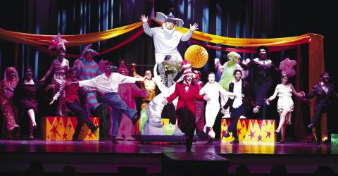 The Seussical cast performs in the Circus McGurkus after Horton the Elephant becomes a star performer. CONTRIBUTED