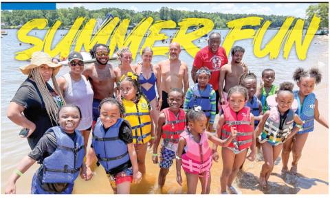 Supported by Mothers Against Crime parents and volunteers, about 100 local kids enjoyed a few hours of fun Saturday, on the water at Putnam County’s Oconee Springs Park. IAN TOCHER/Staff