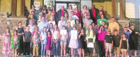 Greene County 4-H’ers celebrate accomplishments. CONTRIBUTED