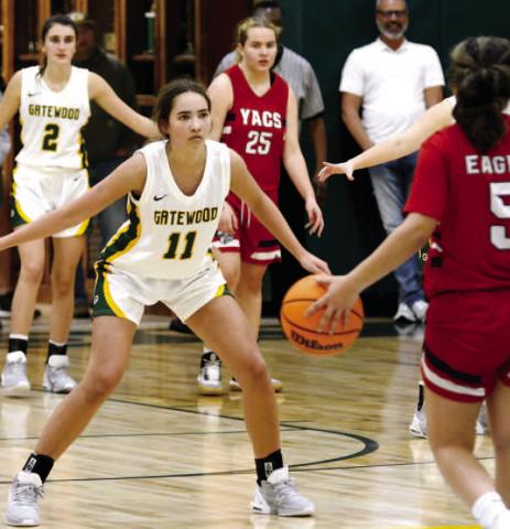 Junior point guard Carly Cannon provides a dependable, veteran presence to an overall young Gators team. IAN TOCHER/Staff