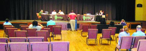 In its regular bi-monthly meeting, the Greensboro City Council Monday met to hear about difficulties repairing the water and sewer system and approved a new purchasing policy for the city. MARK ENGEL/Staff