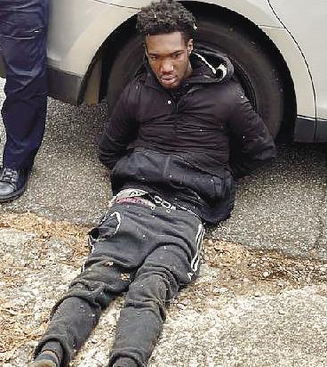 Simeon Immanuel White managed to evade capture for nearly 48 hours until he was finally caught by law enforcement officers. CONTRIBUTED