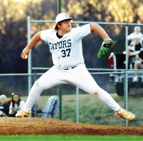 Freshman pitcher Jayden Moss threw two innings against Westfield, giving up one hit and one run, but striking out four batters. TREY NORRIS/Contributed