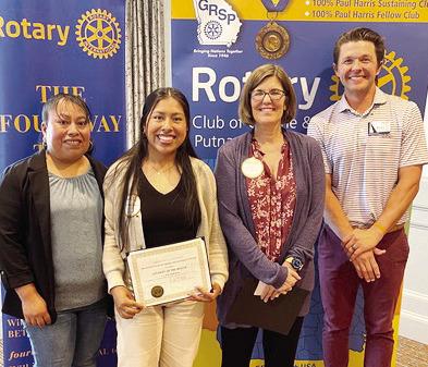 Putnam County High School (L-R): Elidel Hernandez, Ana Barranco, Kara El-Kadi, and Dr. Tyler Franks. (CONTRIBUTED)