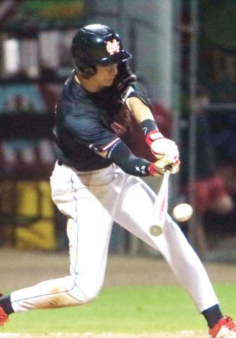 Morgan County’s Ty Tillery (23) had a clutch hit in the bottom of the sixth inning of game two against Calvary Day that helped his team spark a rally and eventually tie the game. (LANCE MCCURLEY/Staff)