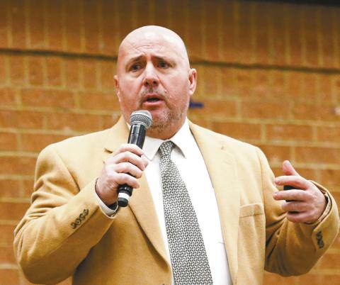 Greene County recently announced the hiring of Chris MacFarland as its new head football coach. LANCE McCURLEY/Staff
