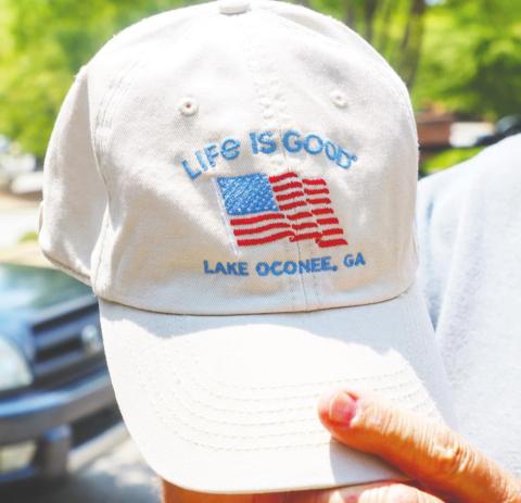 William usually sports a “Life Is Good” hat when he’s out and about. LANCE McCURLEY/Staff
