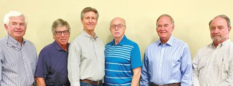 Men of Lake Oconee Board of Trustees include, from left, Bob Massey, Howard Goldstein, Reid Conklin, Shannon Osborne, Rob Mitchell and David Nicholson. CONTRIBUTED
