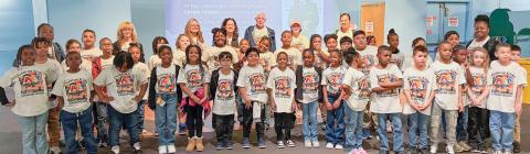 Second-grade students from Greene County Elementary School earned a field trip on March 12 to the Children’s Museum of Atlanta after meeting academic, attendance, behavior, and effort goals set by their teachers. CONTRIBUTED