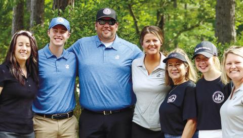 From left to right: April McClendon (Area Director for Walton Co), Christian Williams (Ambassador for Lake Oconee Area), Jason McBay (Area Director for Lake Oconee Area), Traci McBay (Administrative Assistant for Lake Oconee Area), Cindy Jones (FCA volunteer from Greene Co - Her husband Steve is our Advisory Board Chairman), Lilly Nelson (Student-Athlete/Volunteer from Lake Oconee Area), Jessi Fincher (Metro Director for Piedmont Area) LANCE MCCURLEY/Staff