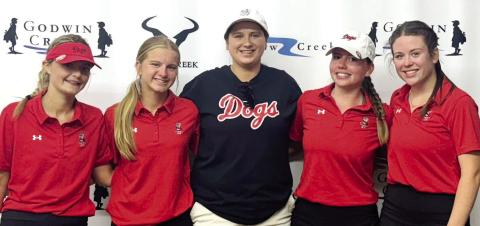 The Morgan County Lady Dogs golf team had one of the best finishes in program history at last week’s Class AA state golf tournament. CONTRIBUTED