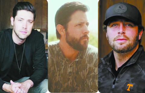 L-R: Songs & Drives for Lives performers include producer and songwriter Corey Crowder with songwriters Ray Fulcher and Ben Williams. CONTRIBUTED